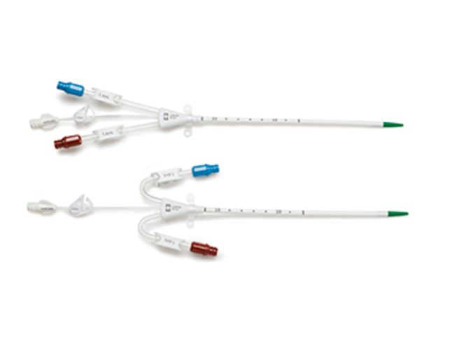MAHURKAR ™ Elite 12.5 Fr Triple Lumen Catheter – korkeapaineinen 3-luumeninen akuutti dialyysikatetri